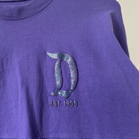 Disney Purple Glitter Sweatshirt - Picture 4 of 5